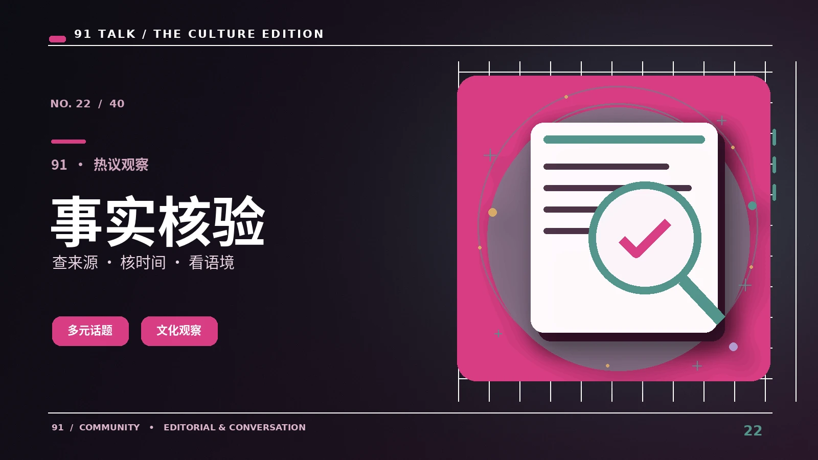 资讯核验